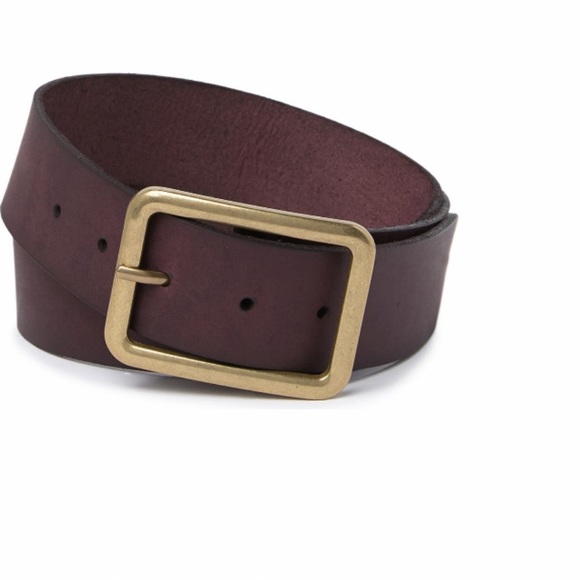 New Frye leather Square Buckle belt size 40 brown new with tag - Picture 1 of 4
